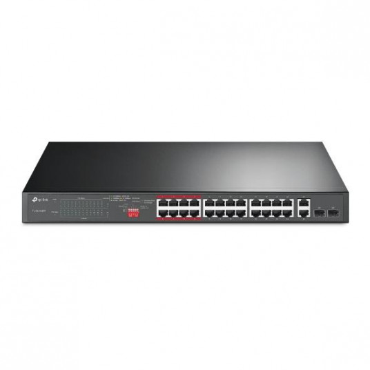 Jungiklis|TP-LINK|TL-SL1226P|Stalinis kompiuteris/pjedestalas|24x10Base-T / 100Base-TX|2x10Base-T / 100Base-TX / 1000Base-T|PoE+ prievadai 24|TL-SL1226P