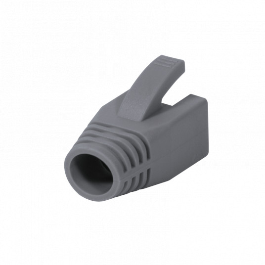 Logilink Modular RJ45 Plug Cable Boot 8mm pilka, 50vnt