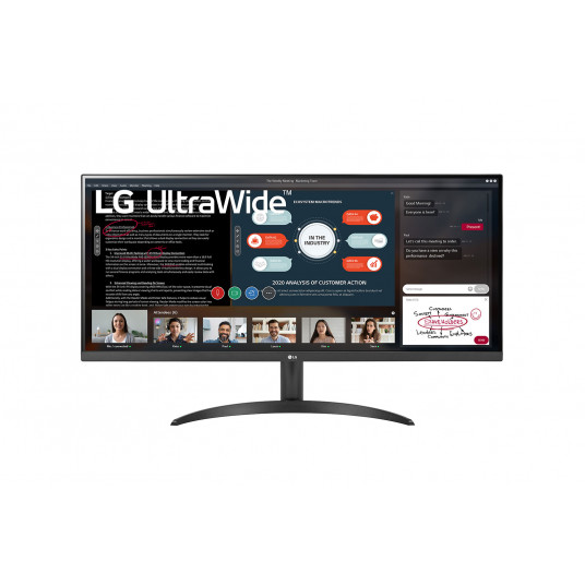  LG Monitor 34WP500-B.BEU 34 ", IPS, UW FHD, 2560 x 1080, 21:9, 5 ms, 250 cd/m², HDMI ports quantity 2, 75 Hz 