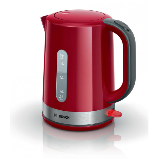 Bosch TWK6A514 elektrinis virdulys 1,7 L 2200 W Pilka, Raudona