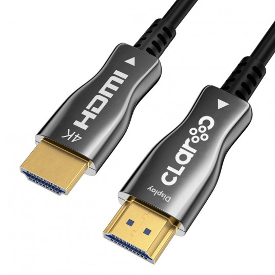 CLAROC HDMI CABLE FIBER OPTIC AOC 2.0, 4K, 100M