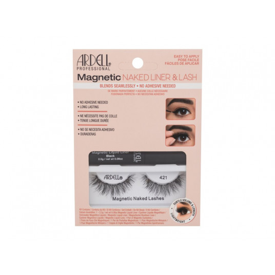 Dirbtinės Blakstienos Ardell Magnetic Naked Lashes 421, 1vnt, Rinkinys