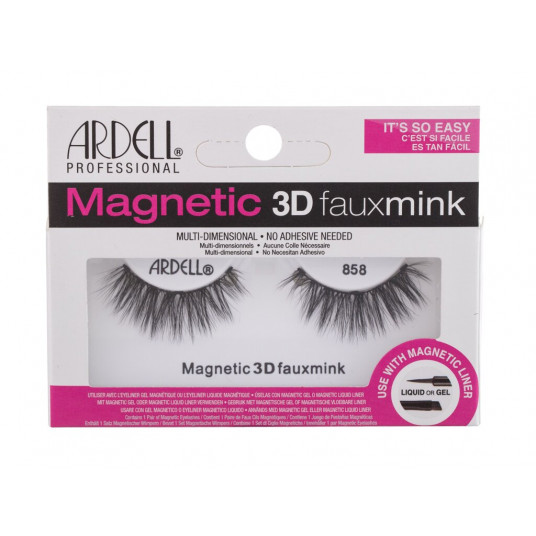 Dirbtinės blakstienos Ardell Magnetic 3D Faux Mink 858, 1vnt
