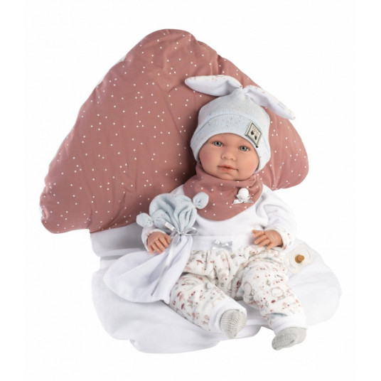 Lėlė Mimi su 42cm garsais, verkianti ir kalbanti mama, tėtis