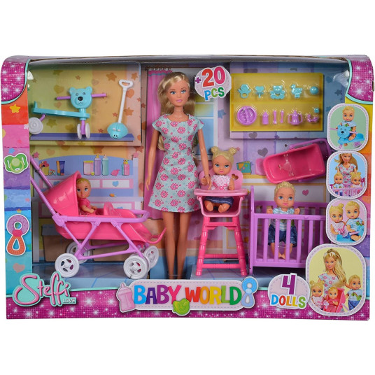 Steffi doll, children in the nursery