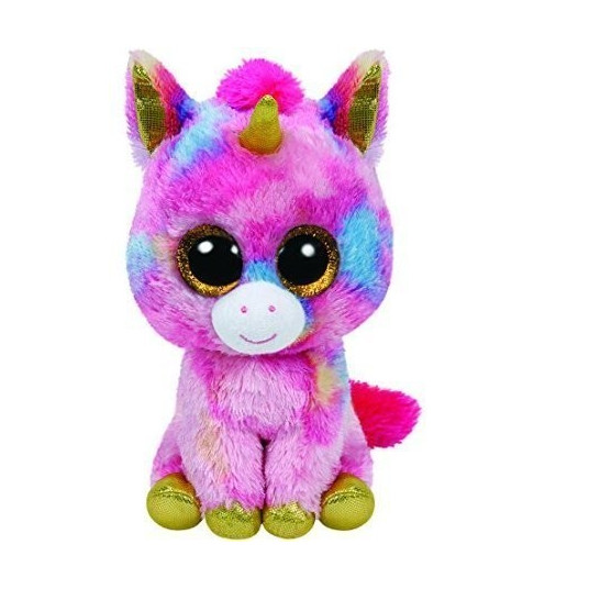 Plush toy TY Beanie Boos Fantasia - multicolor unicorn 15 cm