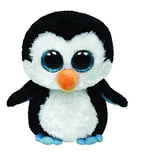Plush toy TY Beanie Boos Waddles - Penguin, 15 cm