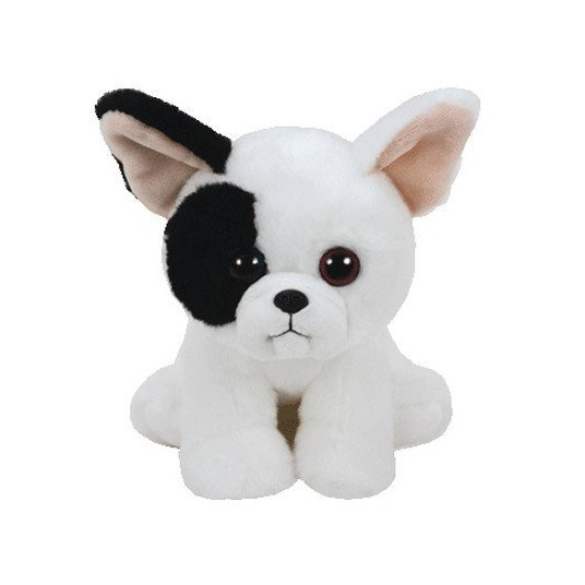 TY Beanie Babies Marcel - white dog, 15 cm