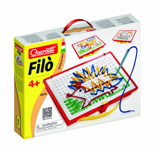Filo embroidered strings