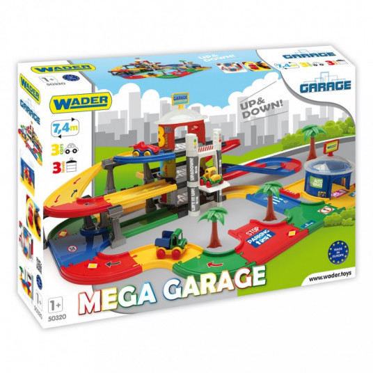 Mega garažas su liftu 3 lygiai