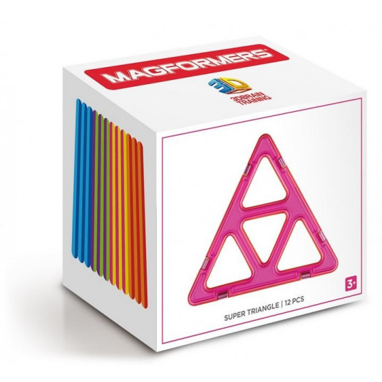 MAGFORMERS super trikampiai 12el. DANTĖ