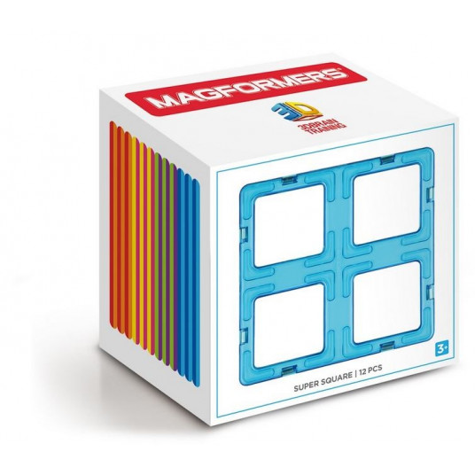 MAGFORMERS super kvadratai 12el. DANTĖ