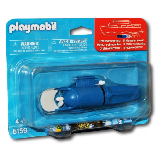 Underwater motor in blister