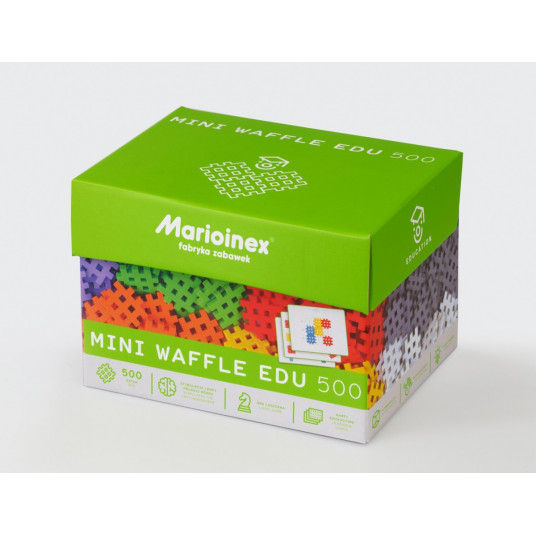 Mini Waffle EDU 500 statybiniai blokeliai su kortelėmis