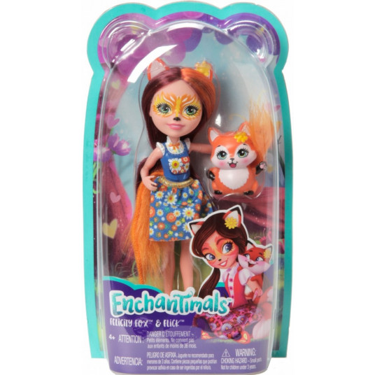 Doll Enchantimals + Animal Felicity Fox