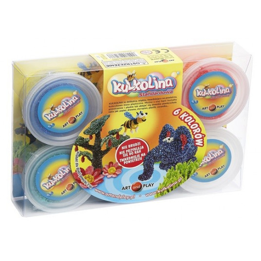 Plastic mass Kulkolina 6 colors Standard