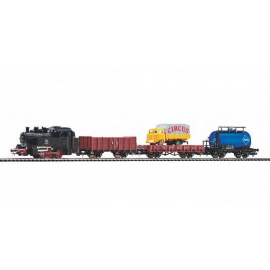 Starter Set Freight Train Tenderlok +Guterwgn