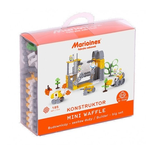Mini vaflinės statybinės kaladėlės – Builder didelis rinkinys