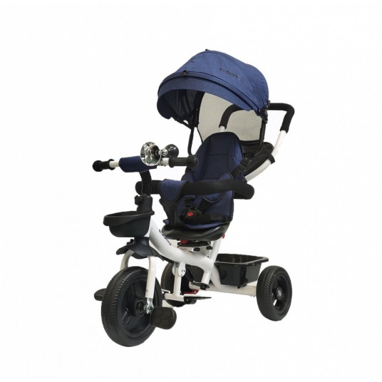 Tesoro Baby tricycle BT- 13 Frame White-Navy blu