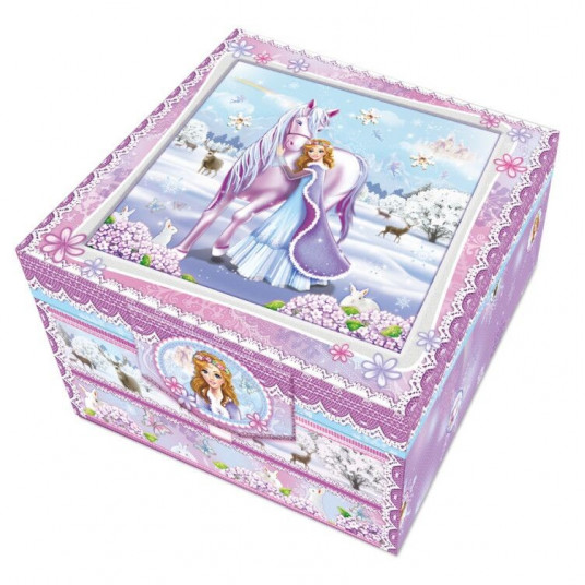 Pulio Pecoware Art set i n a box with drawers Ho