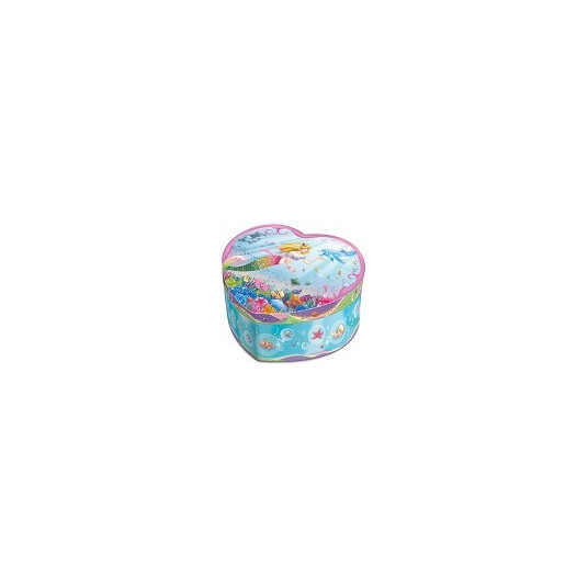 Pulio Pecoware Heart-sha ped music box - Mermaid
