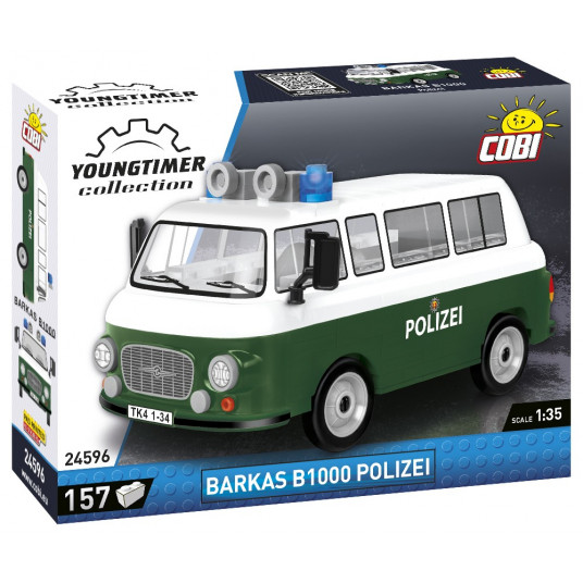 Bricks Cars Barkas B1000 Polizei