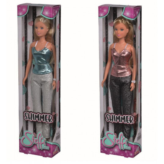 Steffi in a shiny costume, 2 types