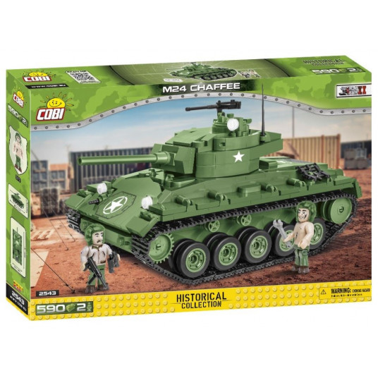 COBI 2543 istorinė kolekcija II pasaulinio karo M24 CHAFFEE 590 trinkelės p3