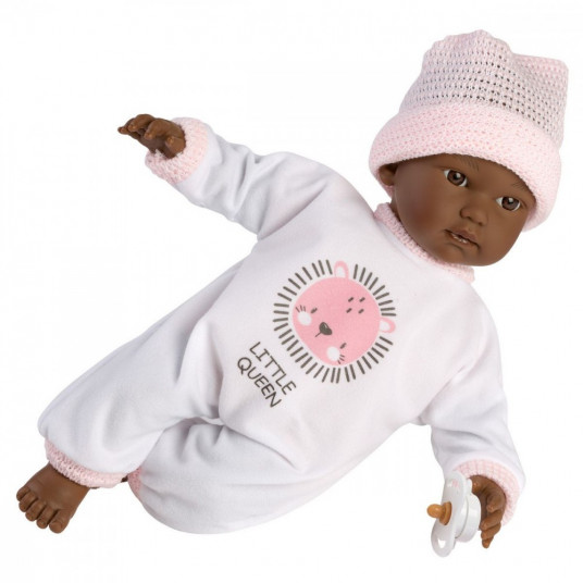 Baby Doll Crying Cuca 30cm su garsais, verkianti ir kalbanti mama, tėtis