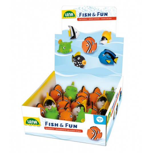 Lena Splish Splash Fish 6,5 cm Display 18 pcs