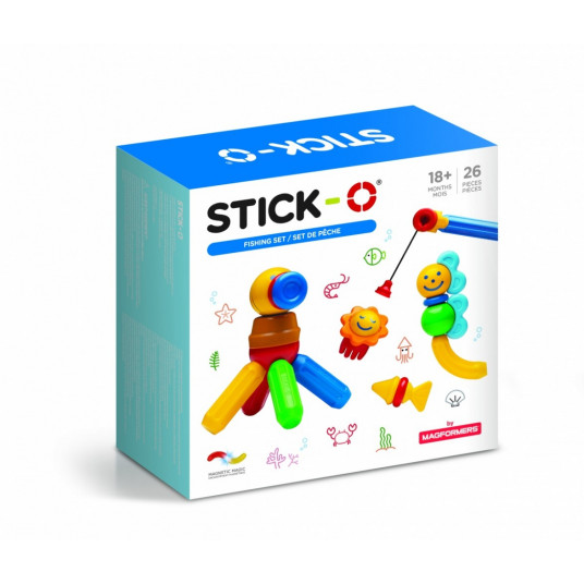 Magformers Blocks Stick- O Fishing set 26 pcs.