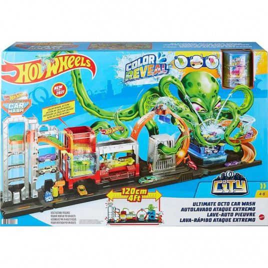 Set City Color Reveal Ultimate Octopus Car Wash