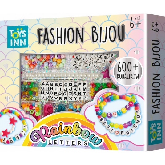 Beads set Rainbow Letters