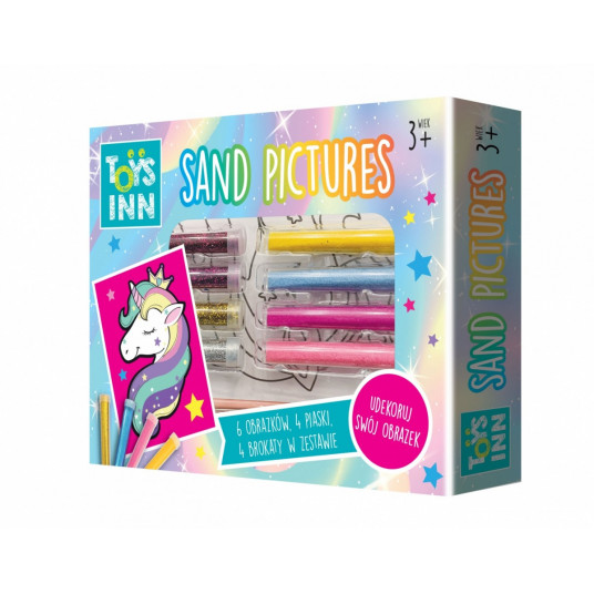 Sand pictures Unicorn