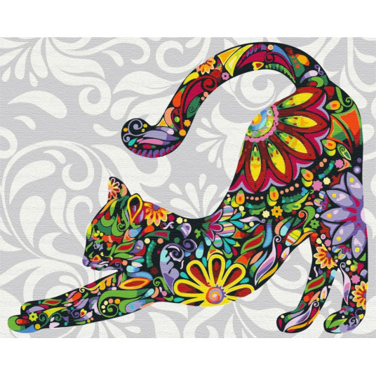 Picture Paint it! Flower cat