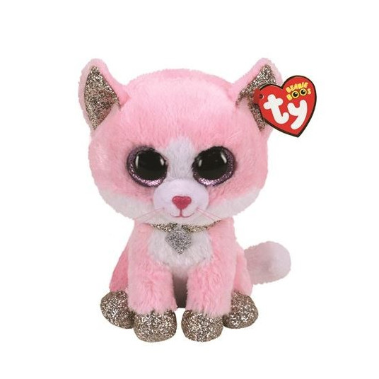 Maskotka Ty Kot różowy Fiona 24 cm