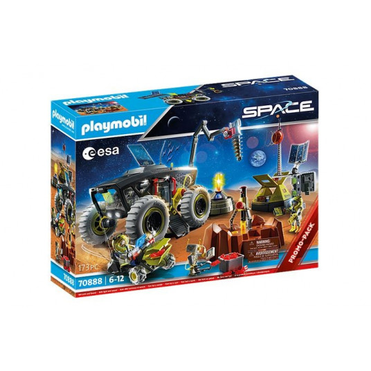 Figurines set Expedition to Mars with vehicles