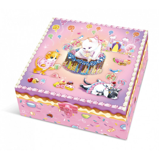 Pecoware Box with diary and accessories - Kitten