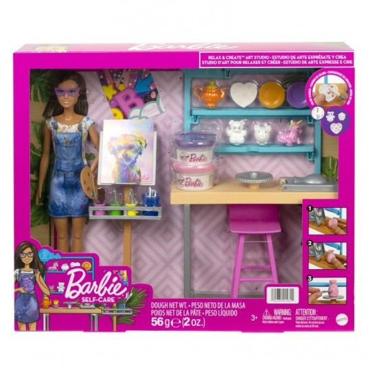 Doll Barbie Relax & Create Art Studio