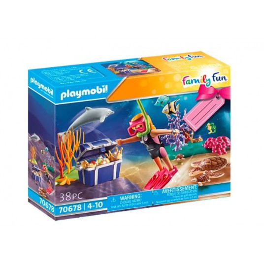 Zestaw upominkowy Family Fun 70678 Płetwonurek - poszukiwaczka skarbów