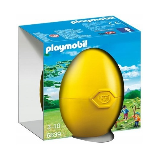 Set with figurine Summer Fun 6839 Slackline: young acrobats (egg-piggy bank)