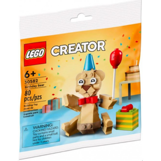 Bricks Creator 30582 Urodzinowy niedźwiedź