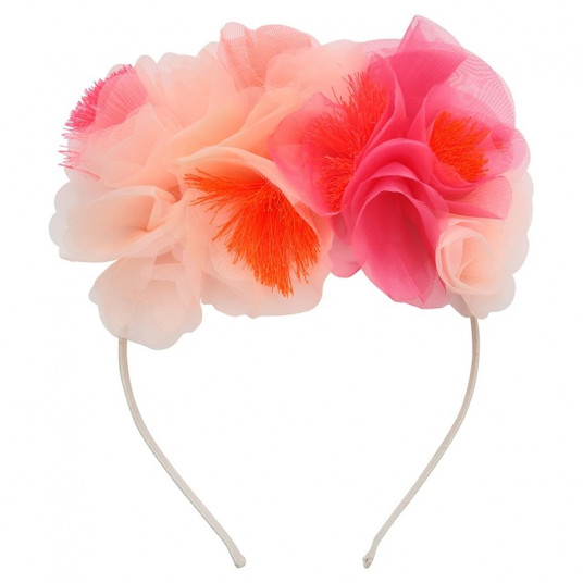Headband Floral Pink