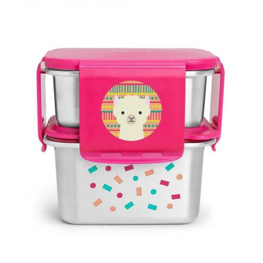 Zoo Stainless Steel Lunch Kit - Llama