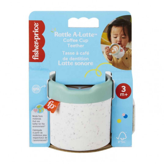 Rattle A-Latte Coffee cup Teether