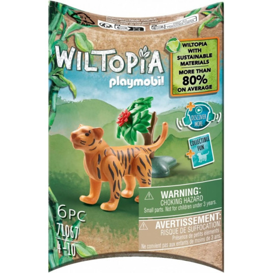 Figures set Wiltopia 71067 Young Tiger