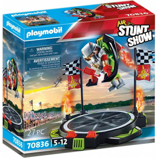Figures set Stunt Show 70836 Air Stunt Show Stuntman with Jetpack
