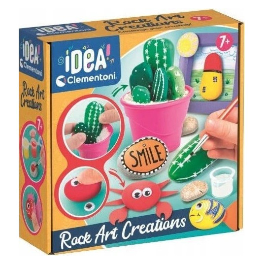 Creative set Colorful pebbles