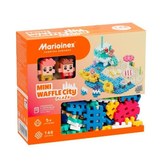 Klocki Waffle mini - Plaża 148 elementów