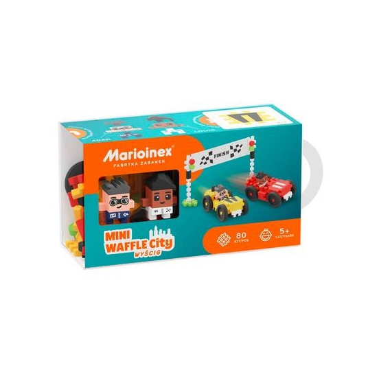 Klocki Waffle mini - Wyścig 80 elementów